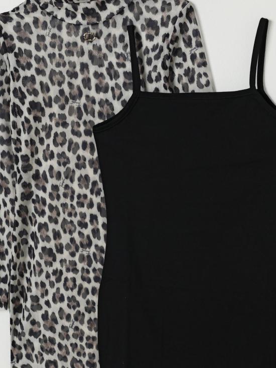 25FW [키즈] 트윈셋 원피스 252GJ2350 12700 Brown - TWINSET