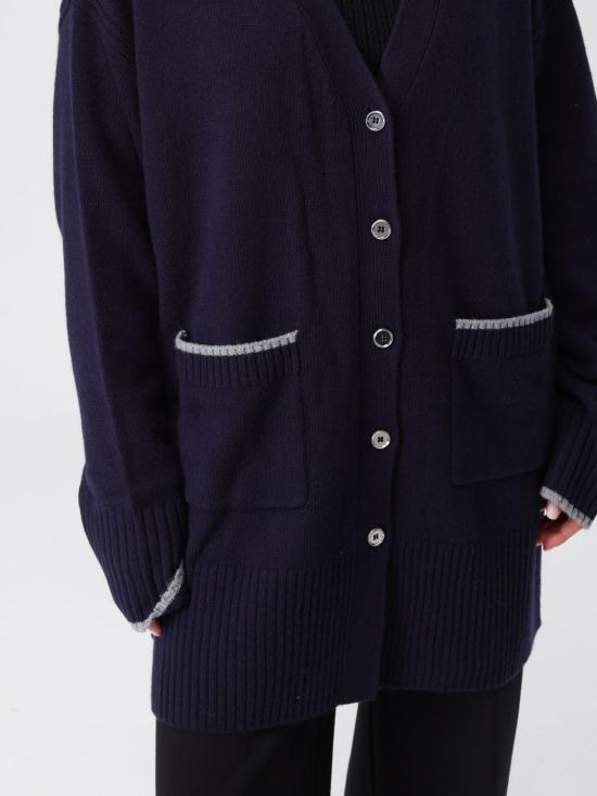 25FW 핑코 스웨터 105451A2Q9 G83 Blue - PINKO