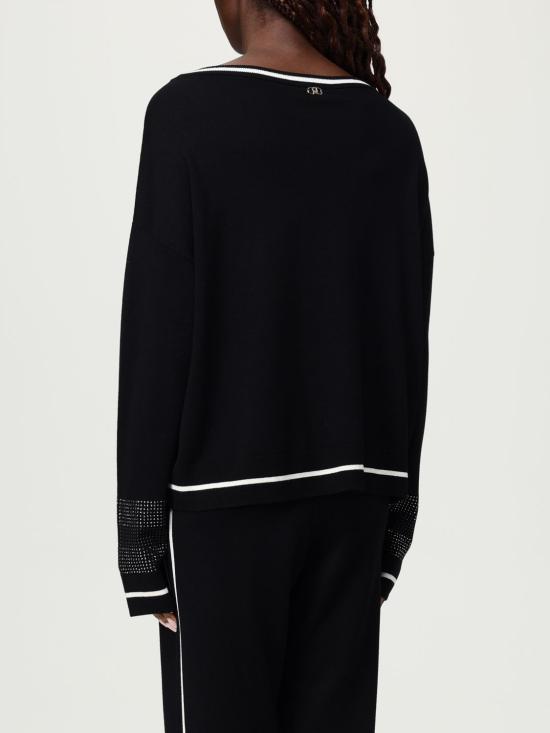 25FW 리우조 스웨터 TF5210MS49I 03N66 Black - LIU JO