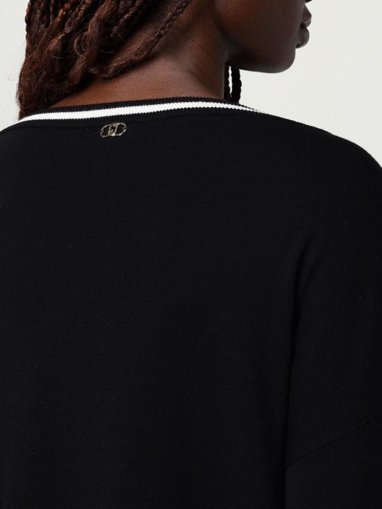 25FW 리우조 스웨터 TF5210MS49I 03N66 Black - LIU JO