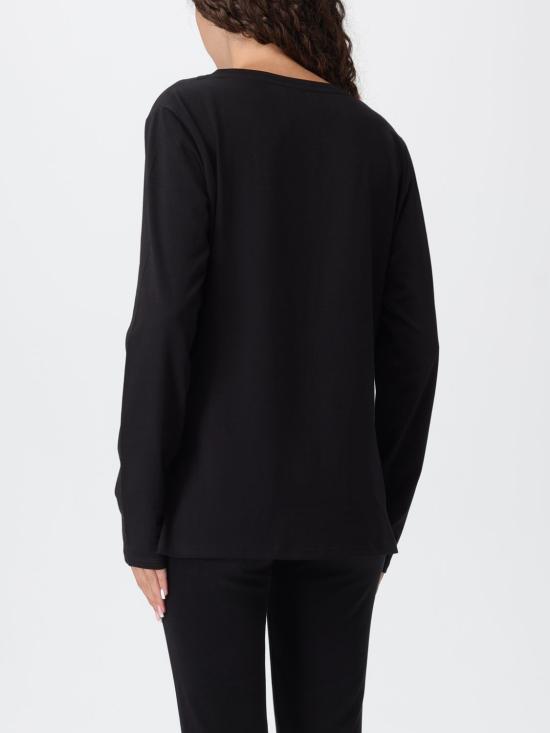 25FW 리우조 반팔 티셔츠 TF5169JS003 M9910 Black - LIU JO