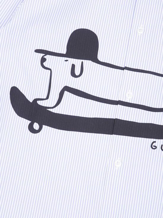 25FW [키즈] 구찌 셔츠 831745XWA5K 9005 Striped - GUCCI