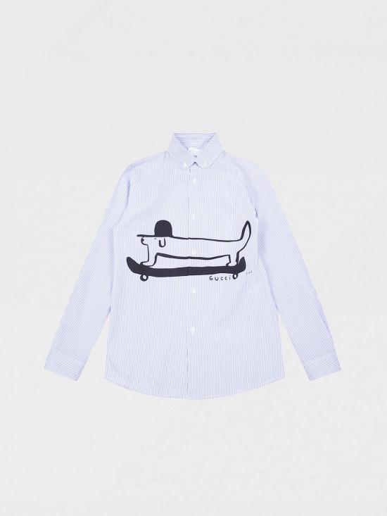 25FW [키즈] 구찌 셔츠 831745XWA5K 9005 Striped