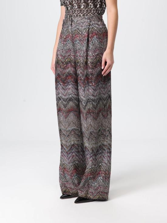 25FW 미소니 팔라초 팬츠 DS25WI0KBC005G S01HU Multicolor - MISSONI