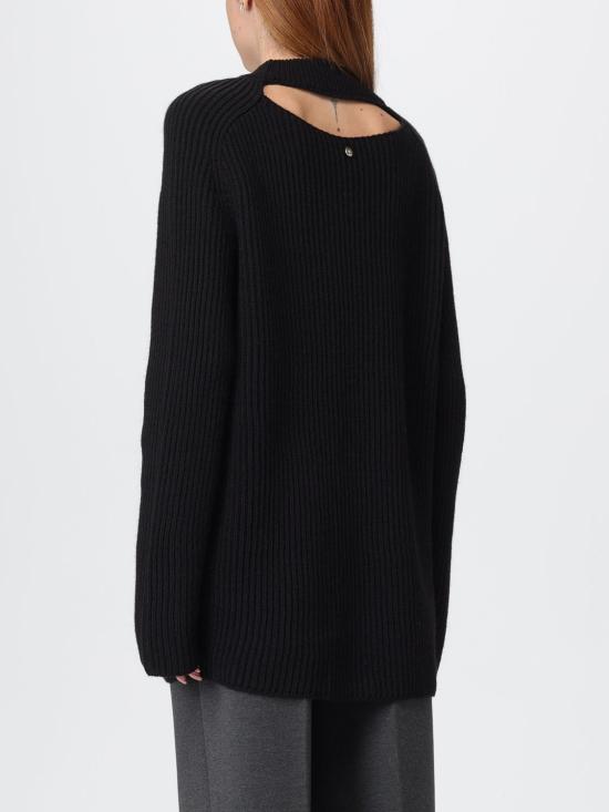 25FW 리우조 터틀넥 CF5431MA65N 22222 Black - LIU JO