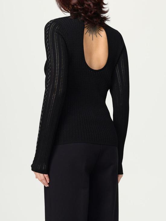 25FW 리우조 터틀넥 CF5087MS46M 22222 Black - LIU JO