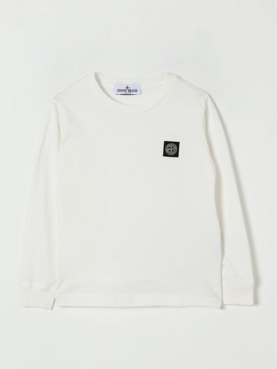 25FW [키즈] 스톤 아일랜드 티셔츠 2100003S0047 V0099 White