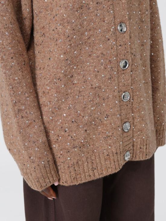 25FW 핑코 가디건 105739A2U4 C3Z Camel - PINKO