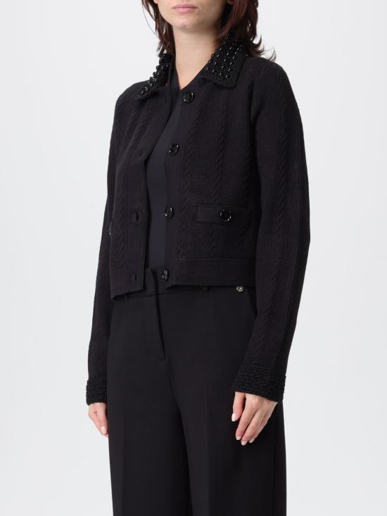 25FW 핑코 가디건 105485A2QZ Z99 Black - PINKO