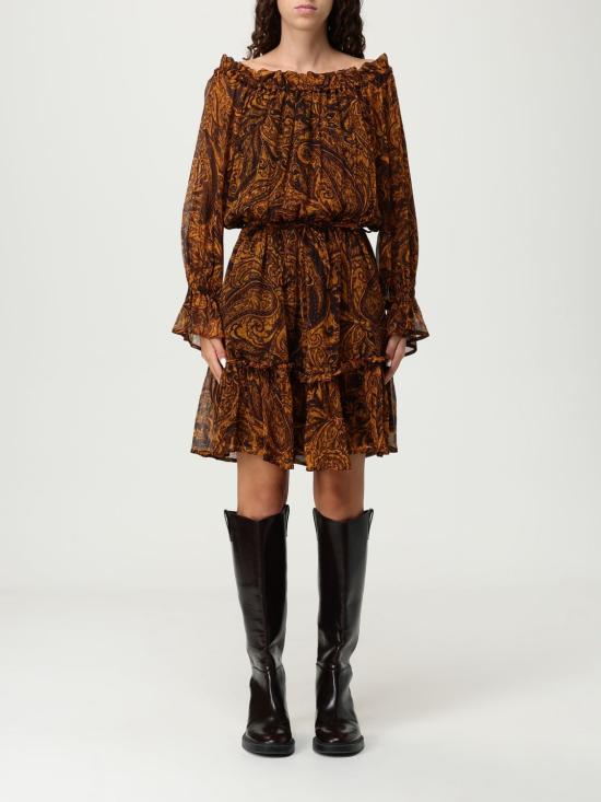 25FW 핑코 숏 원피스 106681A389 ZLD Orange