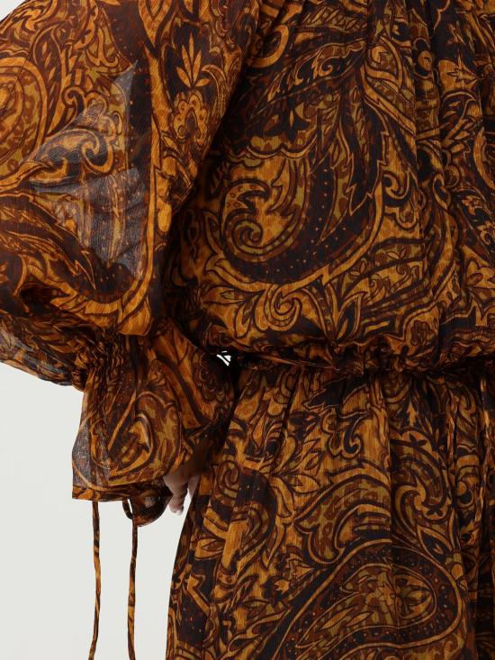 25FW 핑코 숏 원피스 106681A389 ZLD Orange - PINKO