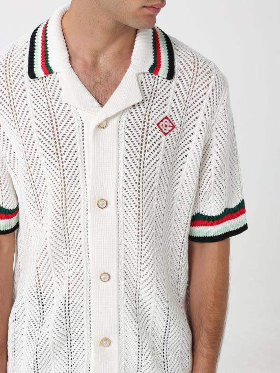 25FW 카사블랑카 반팔 셔츠 MPF25KW996 01 Multicolor - CASABLANCA