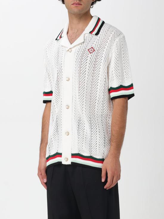 25FW 카사블랑카 반팔 셔츠 MPF25KW996 01 Multicolor - CASABLANCA