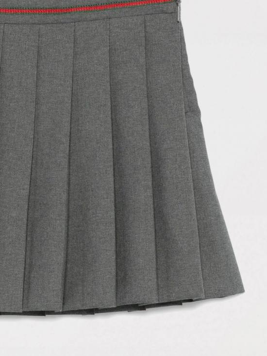 25FW [키즈] 구찌 스커트 828488XWA1Z 1401 Grey - GUCCI