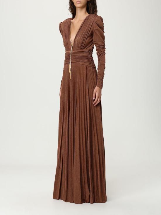 25FW 엘리자베타프랜치 롱 원피스 ABR40 EC1 Bronze - ELISABETTA FRANCHI