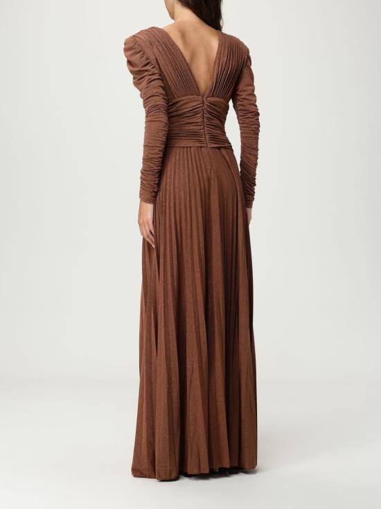 25FW 엘리자베타프랜치 롱 원피스 ABR40 EC1 Bronze - ELISABETTA FRANCHI