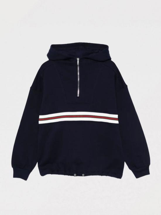 25FW [키즈] 구찌 풀오버 825176XJHAQ 4780 Blue