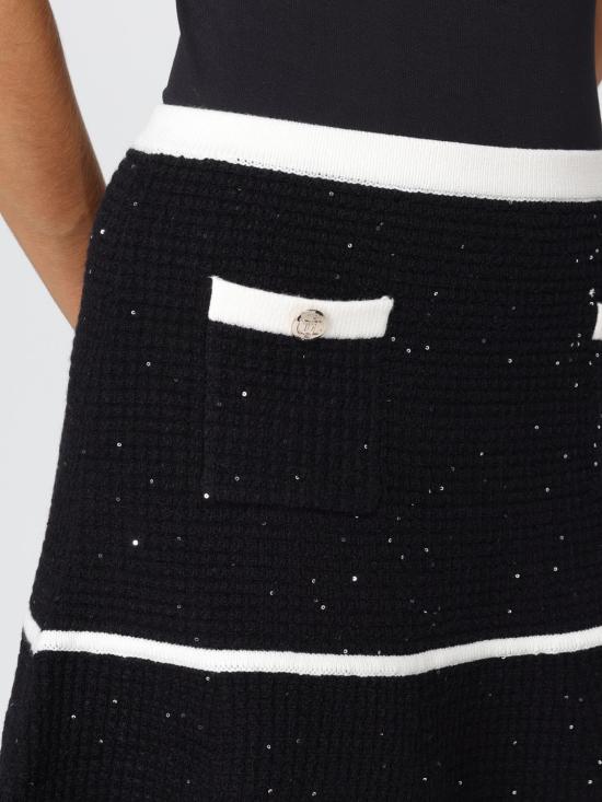 25FW 리우조 숏 스커트 CF5133MS18F 03862 Black - LIU JO