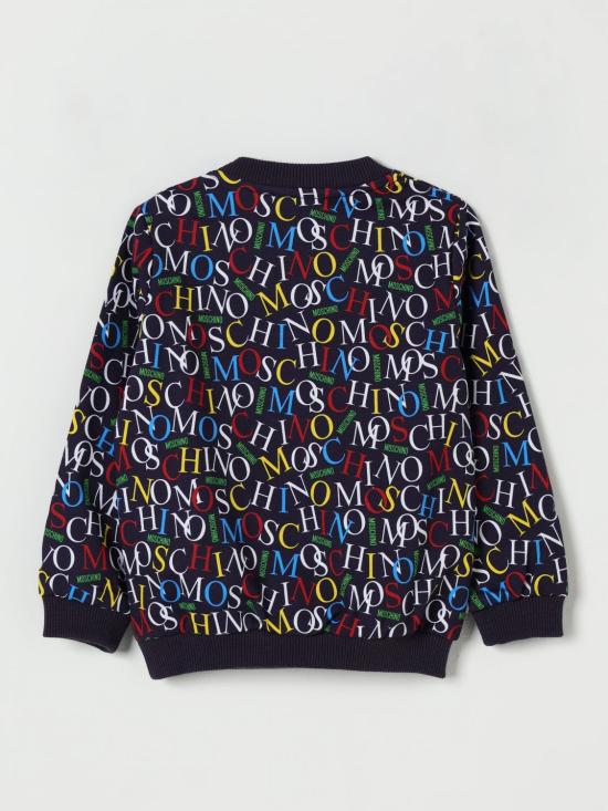 25FW [키즈] 모스키노 풀오버 MUF060LCB66 84804 Navy - MOSCHINO