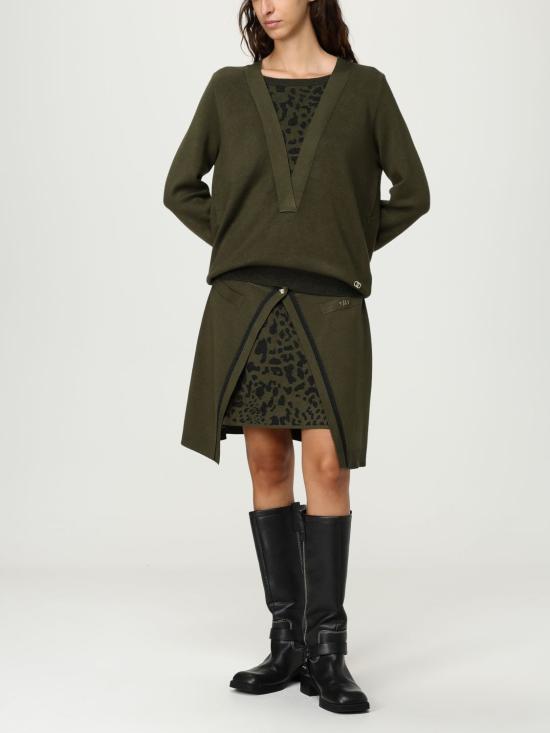 25FW 리우조 미디 스커트 TF5175MS49I A4350 Green - LIU JO