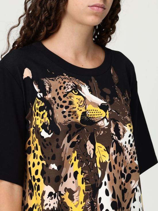 25FW 리우조 반팔 티셔츠 TF5168JS923 M9994 Multicolor - LIU JO