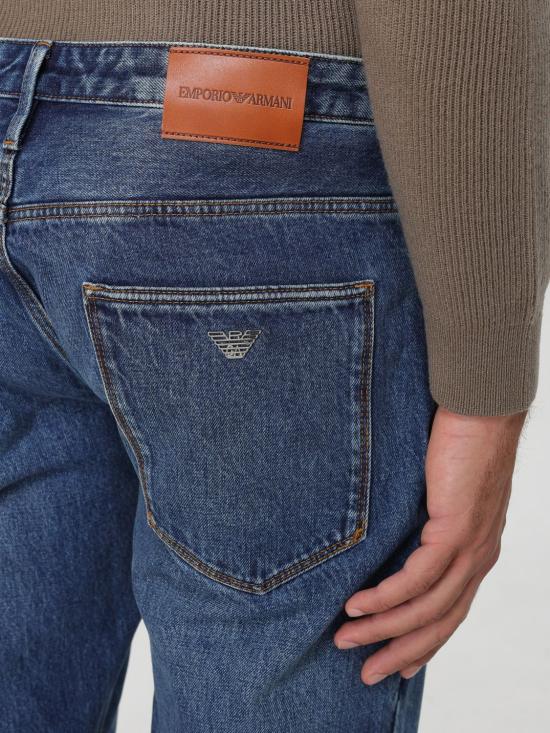 25FW 엠포리오 아르마니 데님 팬츠 EM000121AF17805 MB002 Gnawed Blue - EMPORIO ARMANI