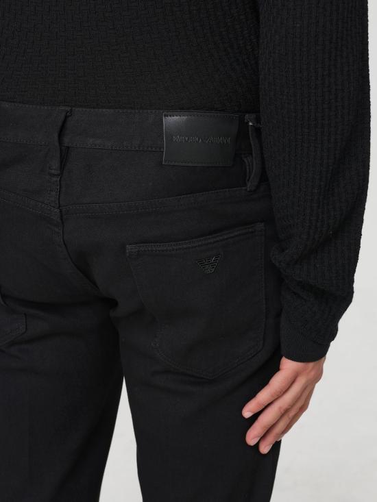 25FW 엠포리오 아르마니 데님 팬츠 EM000121AF19595 MC002 Black - EMPORIO ARMANI