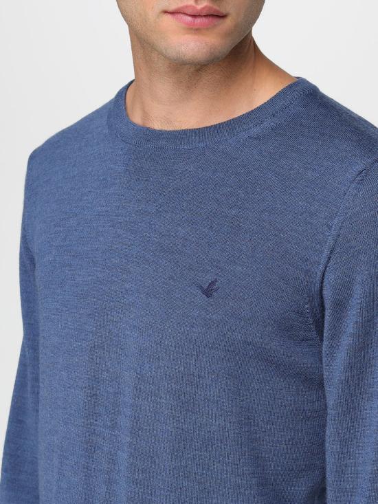 25FW 브룩스 필드 스웨터 203E P001 V0082 Gnawed Blue - BROOKSFIELD