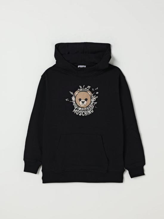 25FW [키즈] 모스키노 풀오버 HUF096LCA23 60100 Black