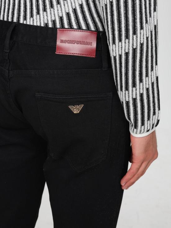 25FW 엠포리오 아르마니 데님 팬츠 EM000121AF19825 MC002 Black - EMPORIO ARMANI