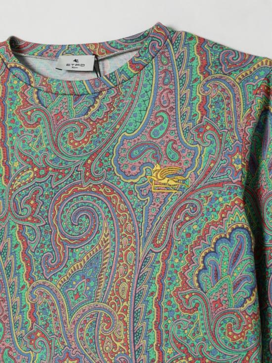 25FW [키즈] 에트로 티셔츠 GX8Q50J0517 999 Brown - ETRO