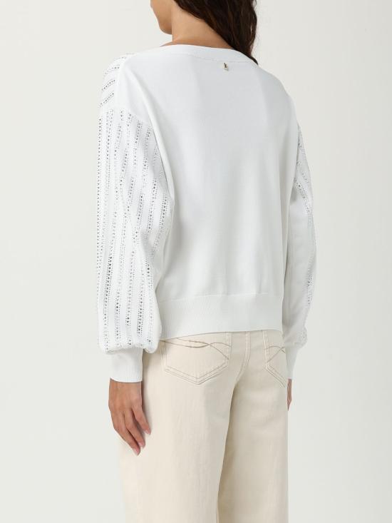 25FW 리우조 스웨터 CF5271MA96E M9990 White - LIU JO