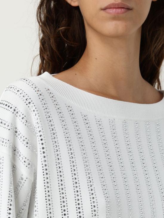 25FW 리우조 스웨터 CF5271MA96E M9990 White - LIU JO