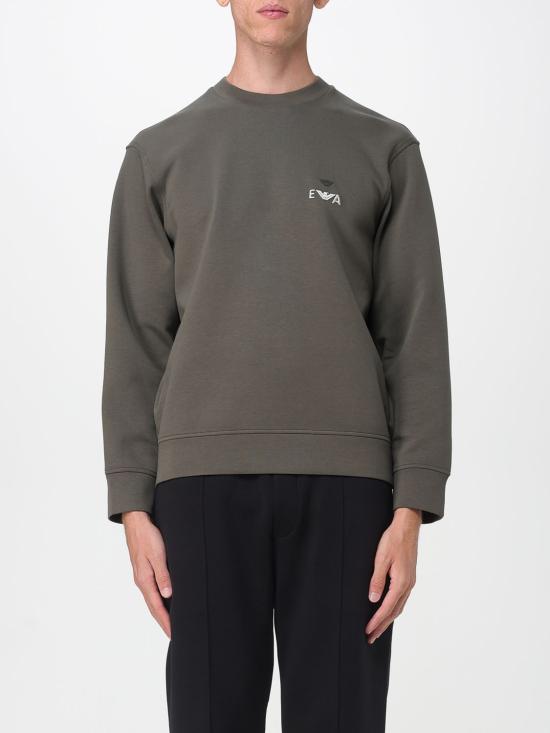 25FW 엠포리오 아르마니 긴팔 티셔츠 EM002919AF10013 U8120 Mud