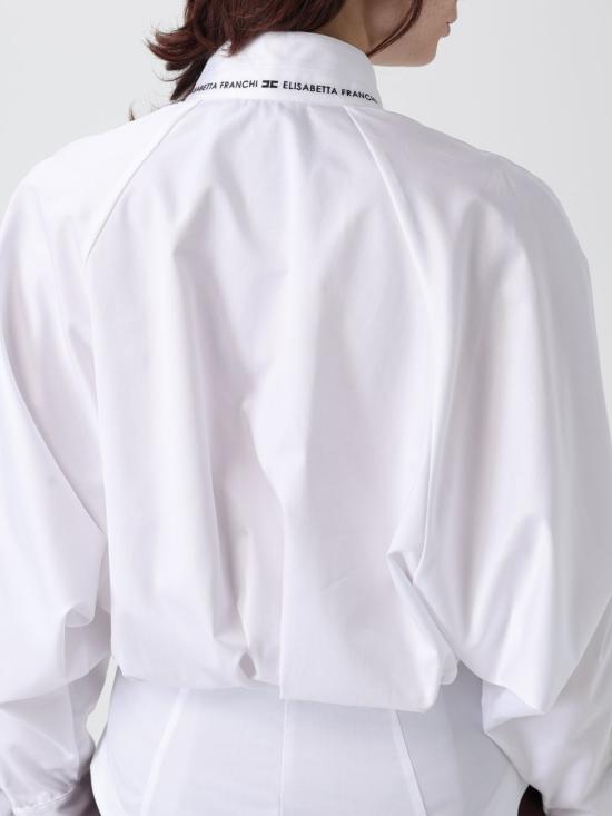 25FW 엘리자베타프랜치 블라우스 CA098 100 White - ELISABETTA FRANCHI