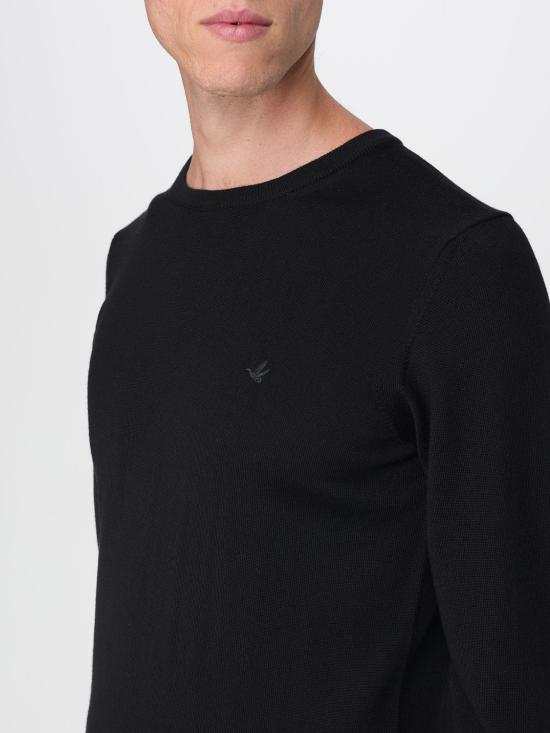 25FW 브룩스 필드 스웨터 203E P001 V0081 Black - BROOKSFIELD