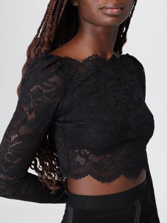 25FW 파코라반 긴팔 티셔츠 24AJTO845PA0170 P001 Black - PACO RABANNE