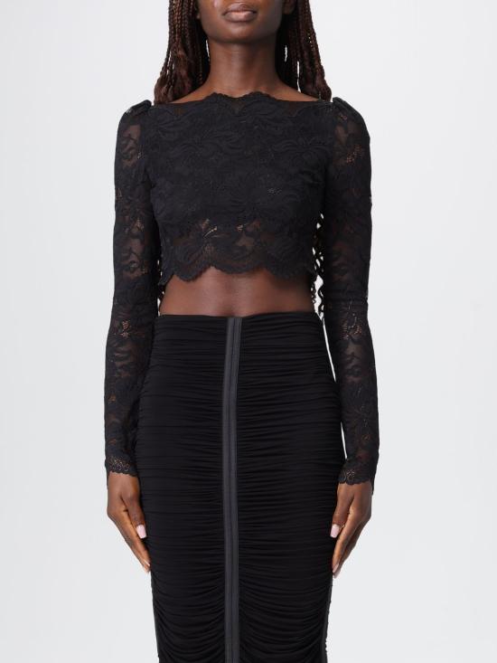 25FW 파코라반 긴팔 티셔츠 24AJTO845PA0170 P001 Black