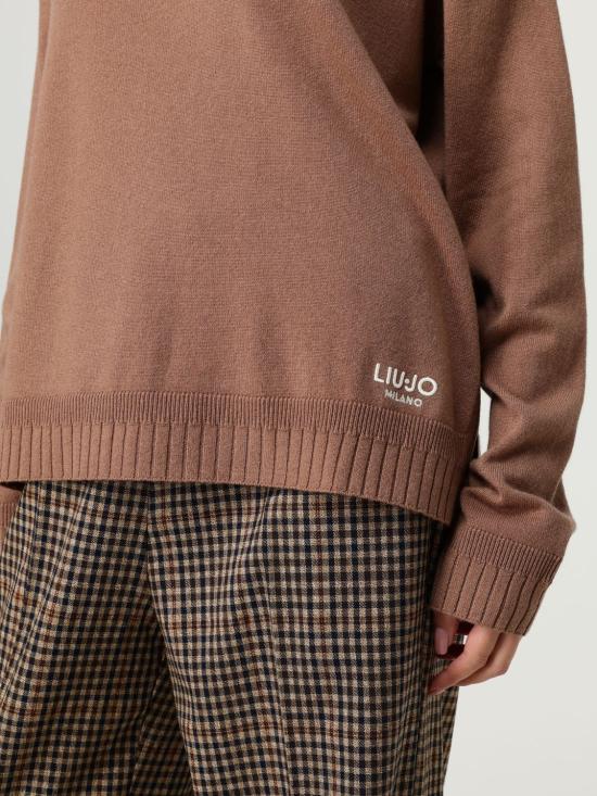 25FW 리우조 스웨터 TF5180MS026 81324 Brown - LIU JO