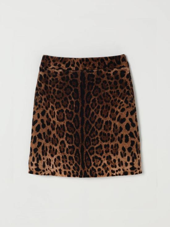 25FW [키즈] 돌체앤가바나 스커트 L5KI05JDVDT HY13M Multicolor - DOLCE & GABBANA