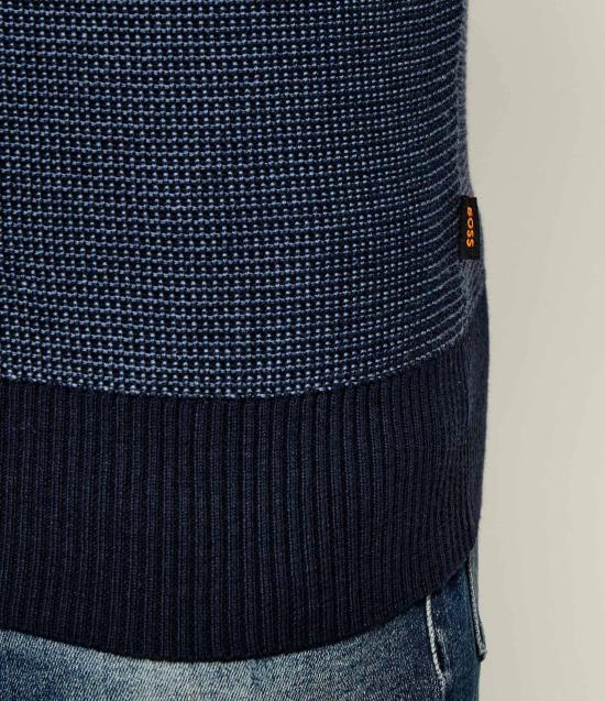 25FW 보스 스웨터 50548673 10274222 01 404 Blue - BOSS