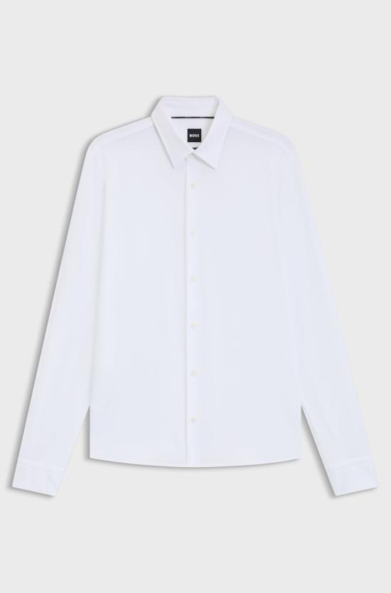 25FW 보스 긴팔 셔츠 50533434 10253542 01 100 White