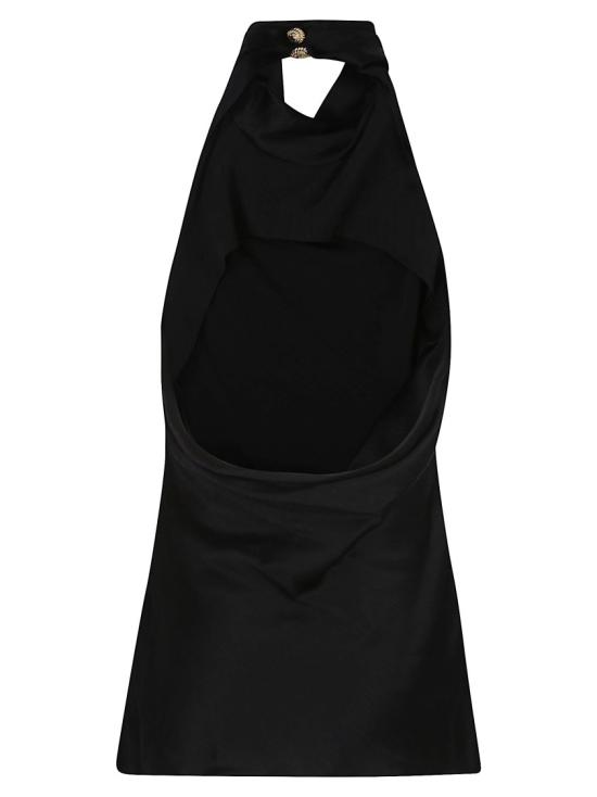 25FW 발망 민소매 티셔츠 FF1AE165SE94 Black - BALMAIN