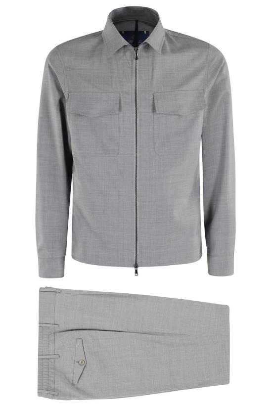 비아지오 산타니엘로 수트 세트 E2489 PISA26 096 Grey