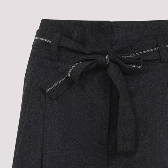 25FW 페세리코 스트레이트 팬츠 P04701 03358 Black - PESERICO