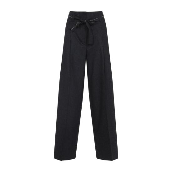 25FW 페세리코 스트레이트 팬츠 P04701 03358 Black