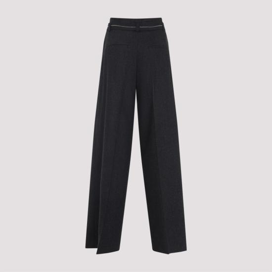 25FW 페세리코 스트레이트 팬츠 P04701 03358 Black - PESERICO