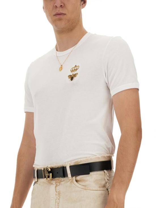  돌체앤가바나 반팔 티셔츠 G8PV1Z G7WUQW0800 White - DOLCE & GABBANA