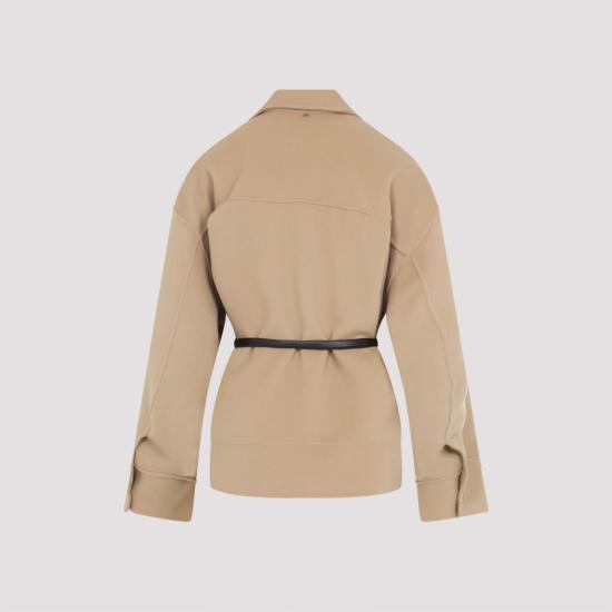 25FW 스포트막스 CANTORE 칸토레 벨티드 울 자켓 2522086031600 80747 Neutrals - SPORTMAX
