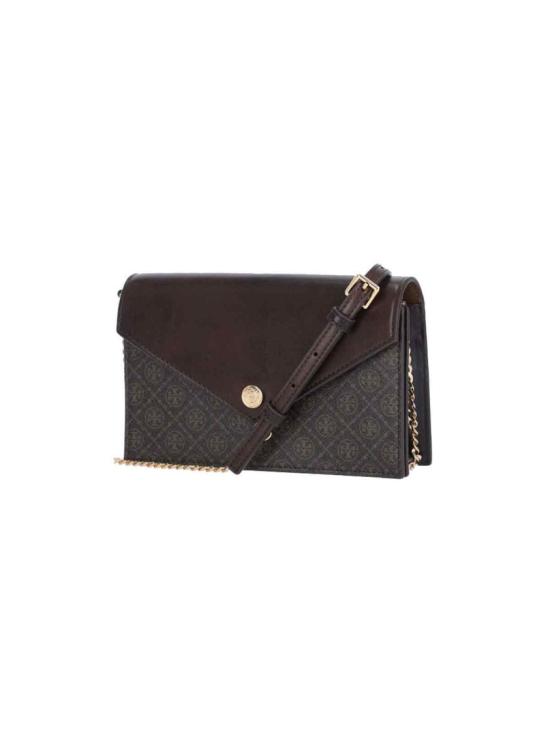 25FW 토리버치 T 모노그램 숄더백 165018200 Brown - TORY BURCH